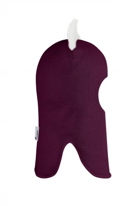 Зимова шапочка-шолом Corona.hm "Лис"  бордо