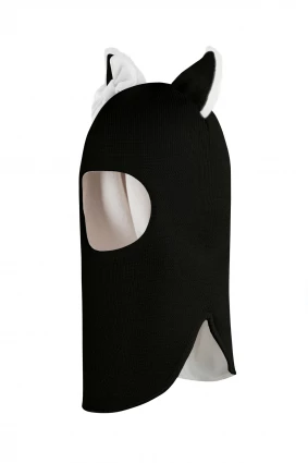 Зимова шапочка-шолом Corona.hm "Лис"  чорний