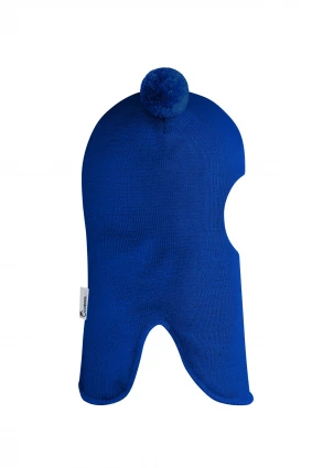 Зимова шапочка-шолом Corona.hm "Пандочка"  із кнопками  електрик