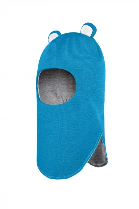 Зимова шапочка-шолом Corona.hm "Міс Ведмедиця" бірюза