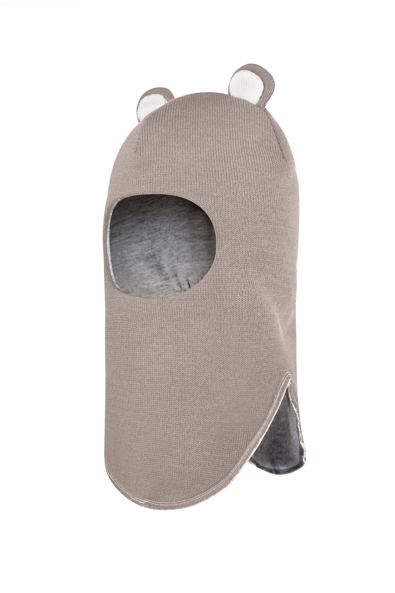 Зимова шапочка-шолом Corona.hm "Міс Ведмедиця" капучіно