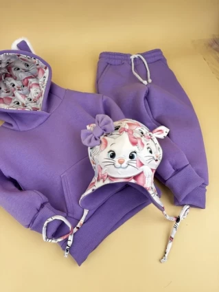 Костюм Corona.hm *Кицюня* фіалка з шапочкою (шапочка на вибір)