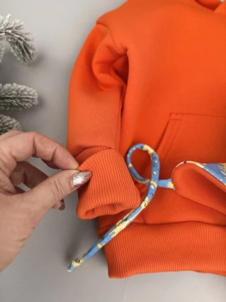 Костюм Corona.hm *Жирафчик* помаранчевий з додатковими штанами та шапочкою (шапочка на вибір)