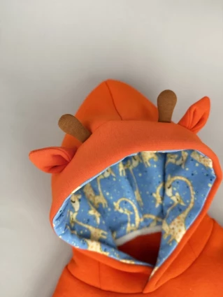 Костюм Corona.hm *Жирафчик* помаранчевий з додатковими штанами та шапочкою (шапочка на вибір)