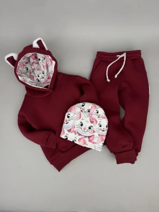 Костюм Corona.hm *Кицюня* бордо з шапочкою (шапочка на вибір)