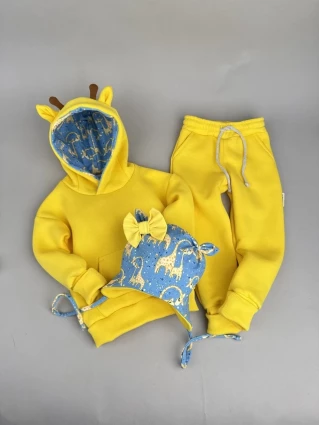 Костюм Corona.hm *Жирафчик* жовтий з шапочкою (шапочка на вибір)
