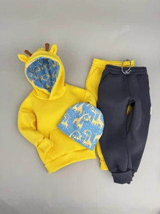 Костюм Corona.hm *Жирафчик* жовтий з додатковими штанами та шапочкою (шапочка на вибір)